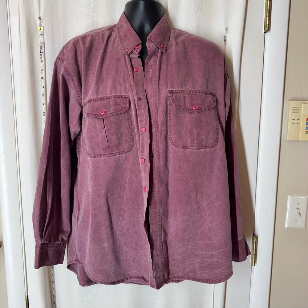 Vintage Cedar Creek Men's Distressed Button Down